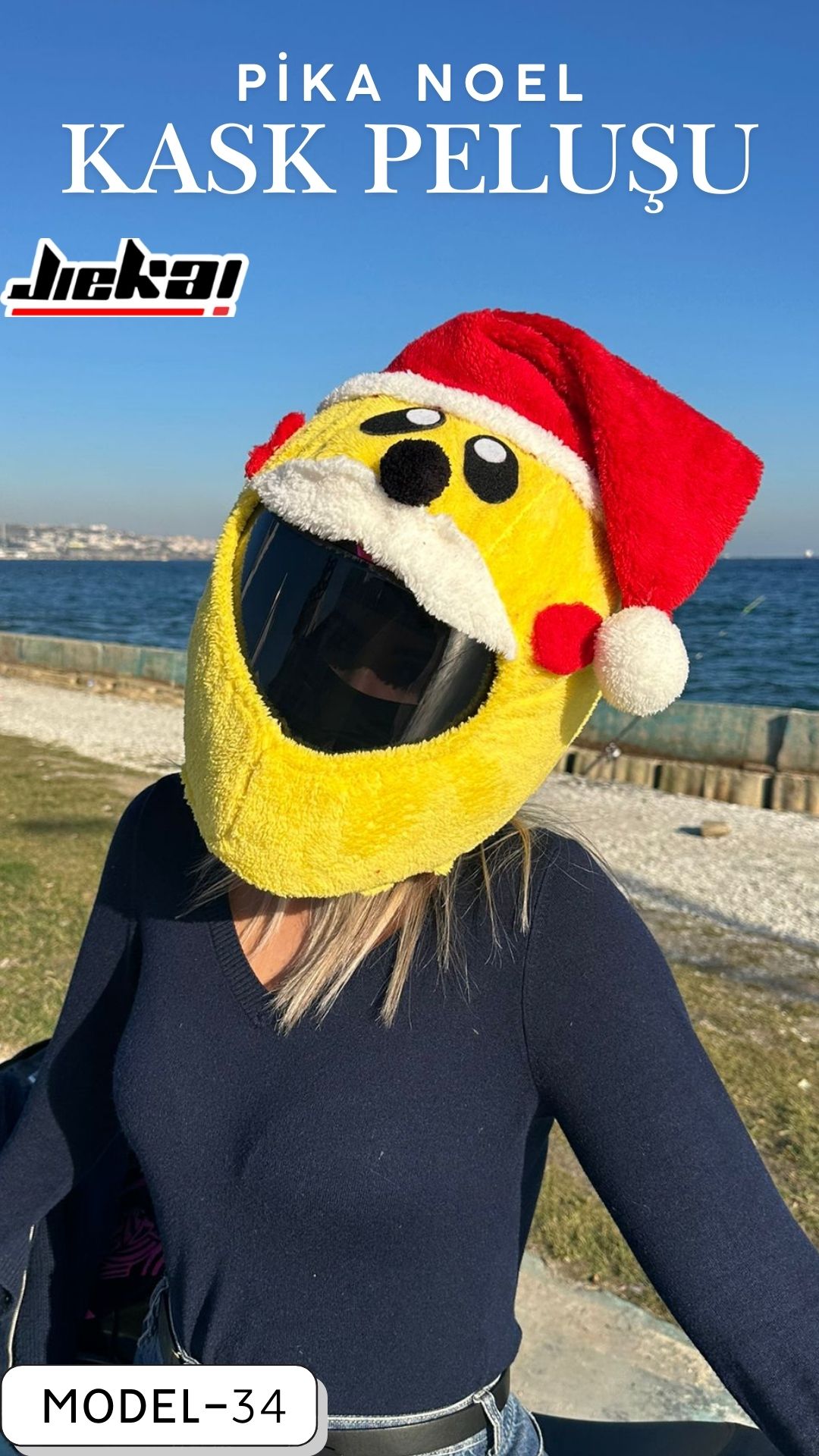 MODEL-34 KASK PELUŞU TEK EBAT PİKA NOEL