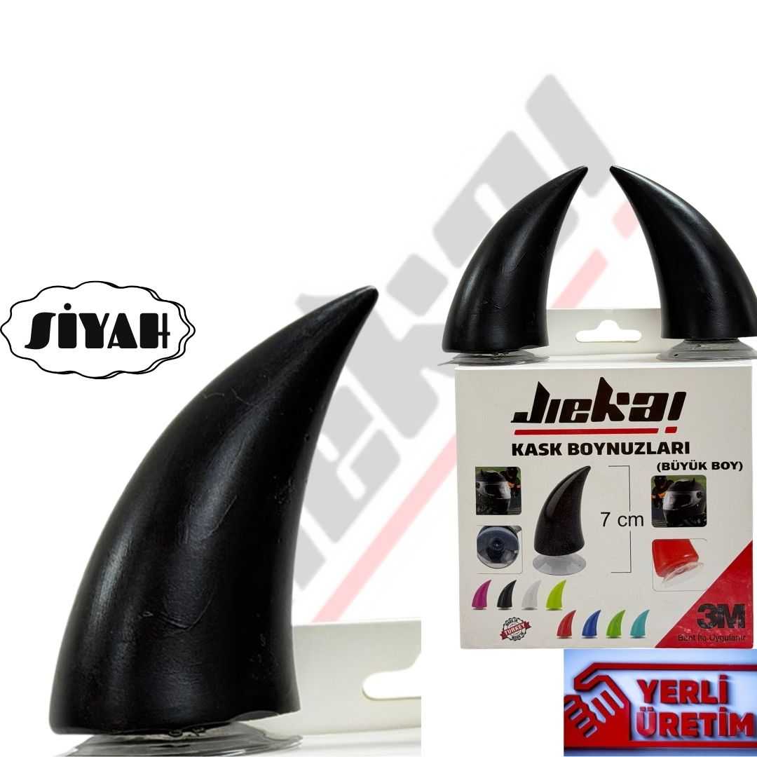 KASK BOYNUZU ( SİYAH )  PAKET İÇERİĞİ 2 ADET 