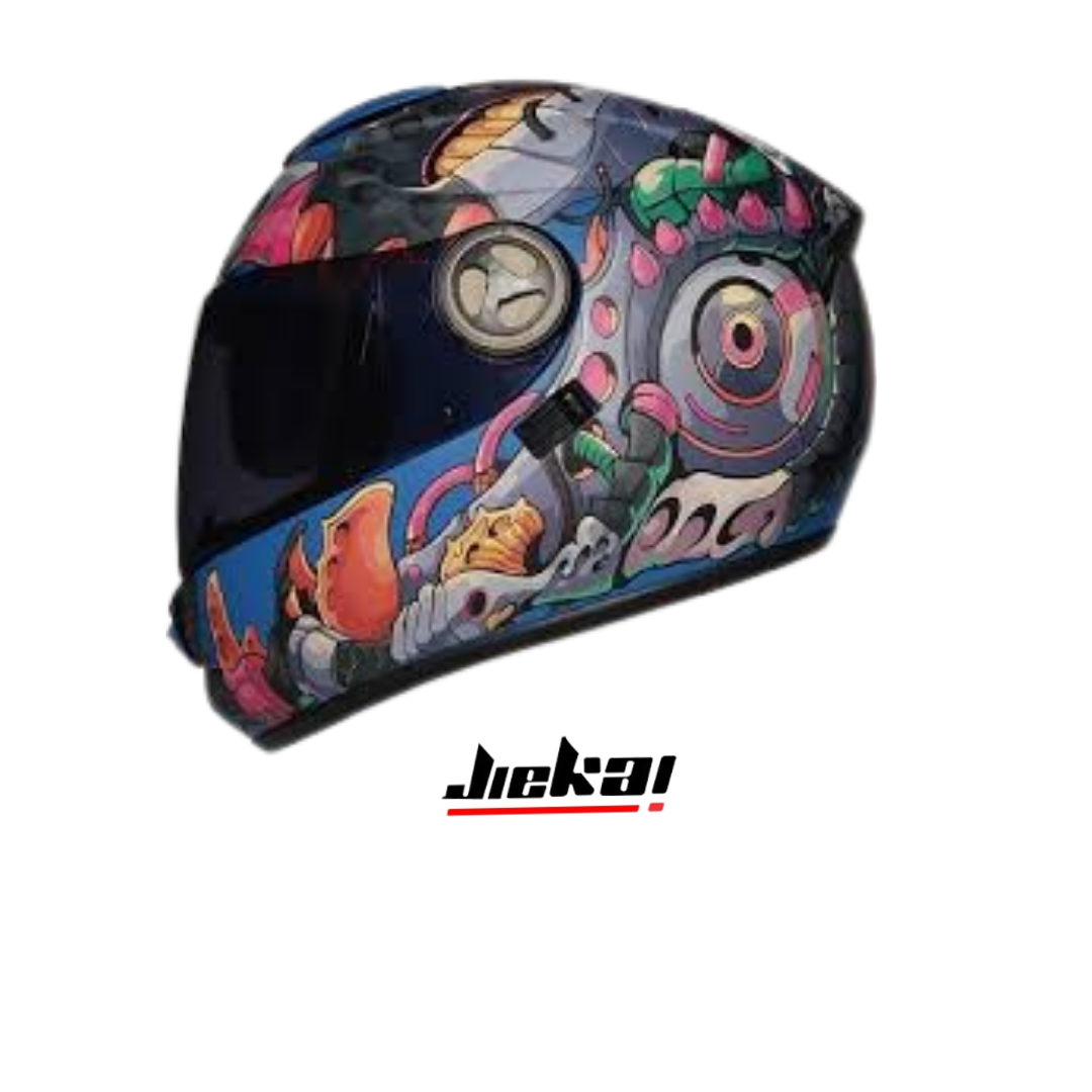 JK 913 DRAG DESENLİ FUL FACE KASK