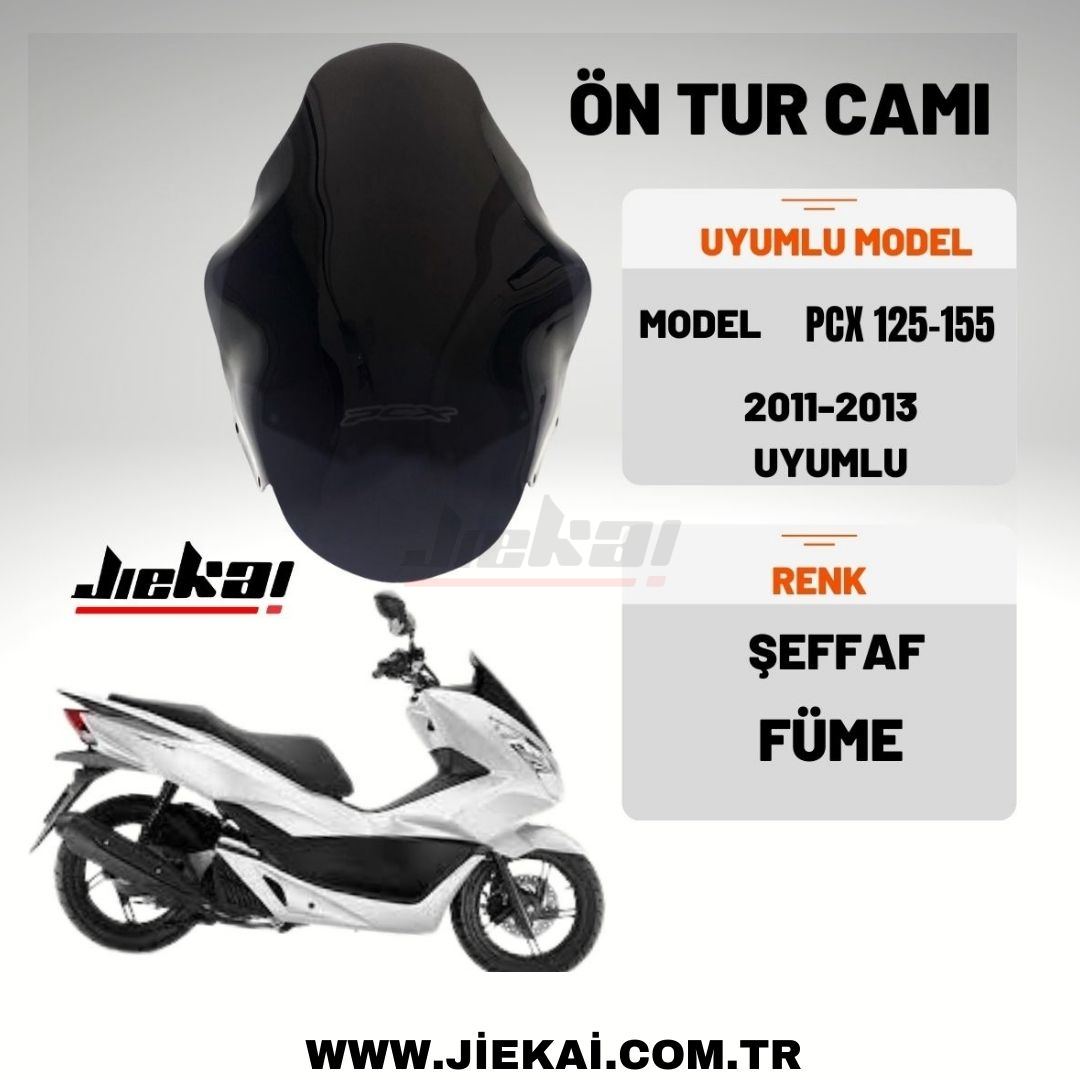 HONDA PCX 125-155 UYUMLU 2011-2013 FÜME