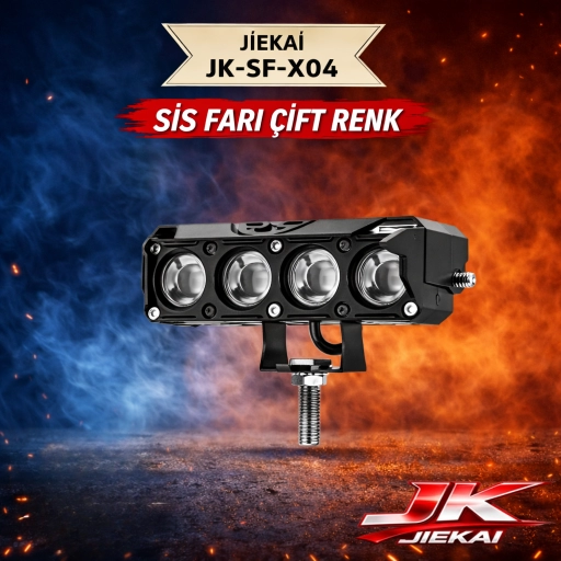 JİEKAİ JK-SF-X04 SİS FARI ÇİFT RENK ( ADET FİYATIDIR )
