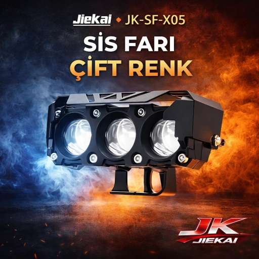 JİEKAİ JK-SF-X05 SİS FARI ÇİFT RENK - ( ADET FİYATIDIR )