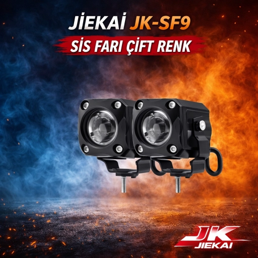 JİEKAİ JK-SF9 SİS FARI ÇİFT RENK ( ADET FİYATIDIR )