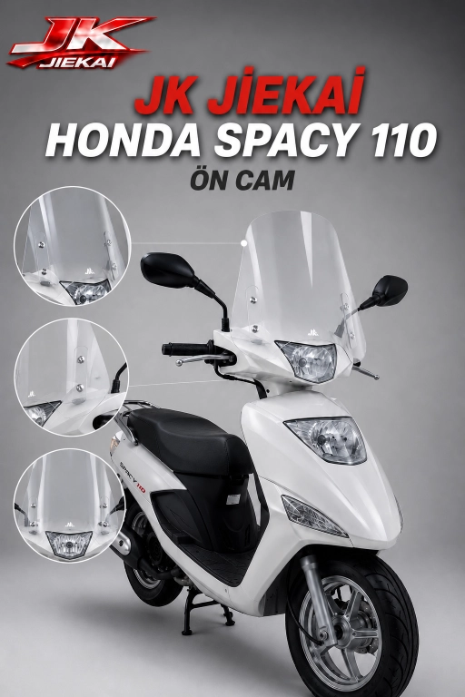 JK JİEKAİ HONDA SPACY 110 ÖN CAM (45 CM APARATLI)