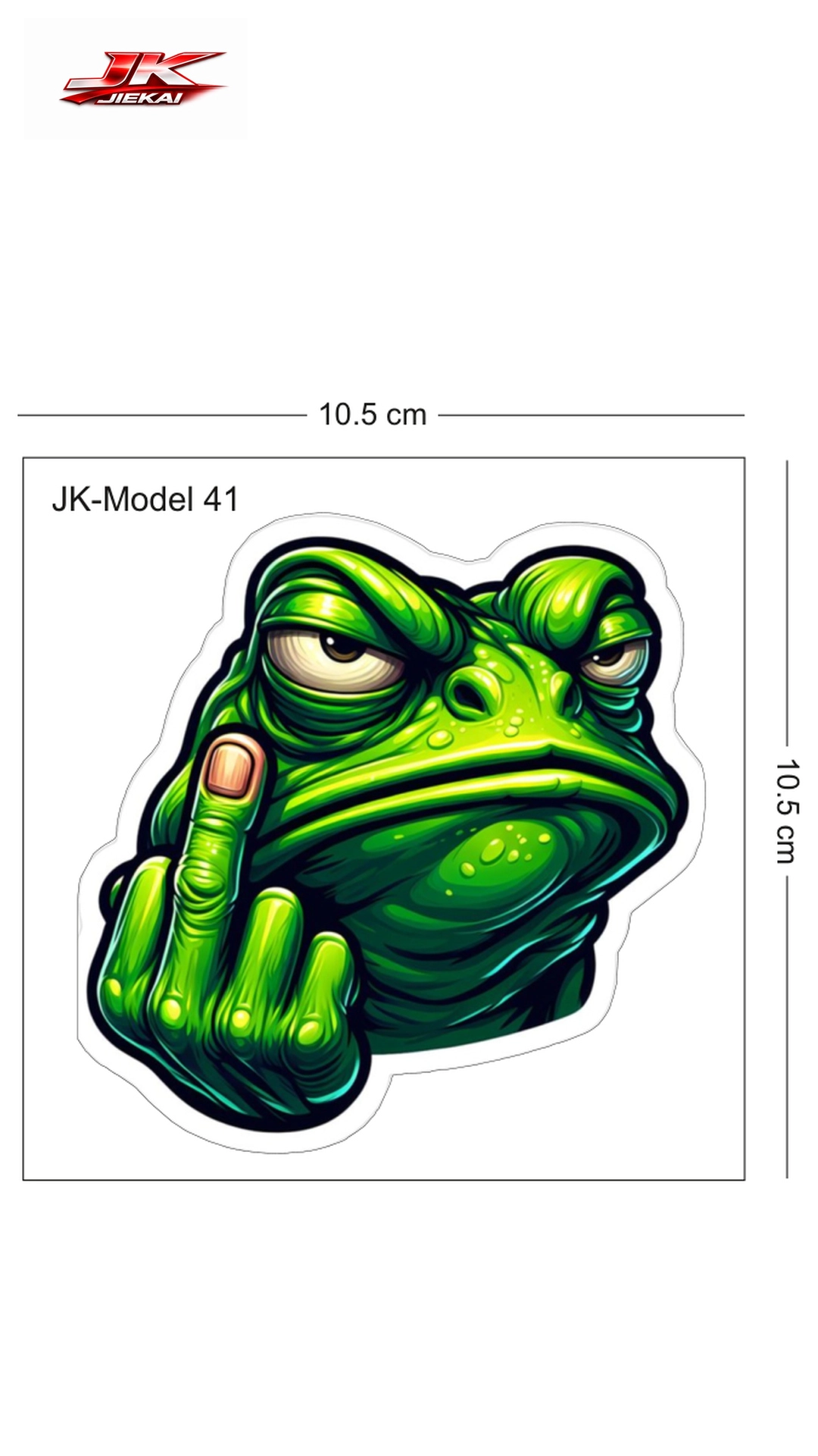 JK JİEKAİ MOTOSİKLET KASK AKSESUARI STİCKER MODEL 41