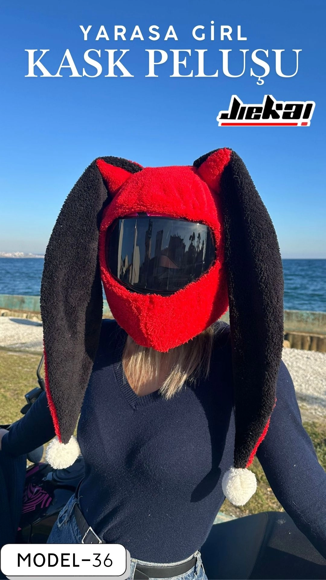 MODEL-36 KASK PELUŞU TEK EBAT YARASA GİRL