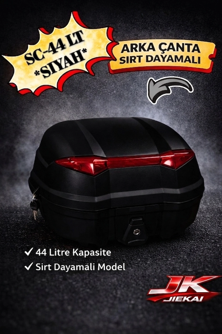 SC-44 LT *SİYAH* ARKA ÇANTA SIRT DAYAMALI
