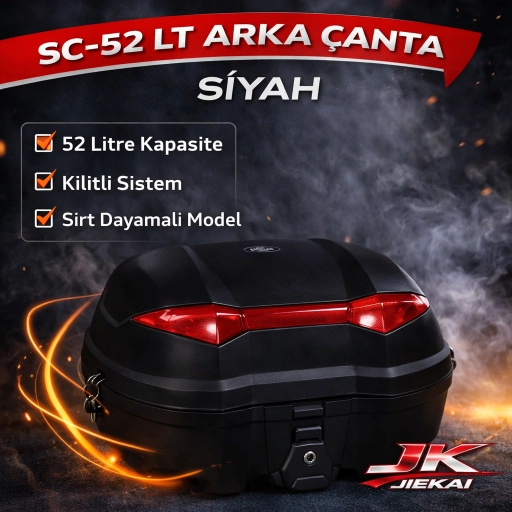 SC-52 LT *SİYAH* ARKA ÇANTA SIRT DAYAMALI